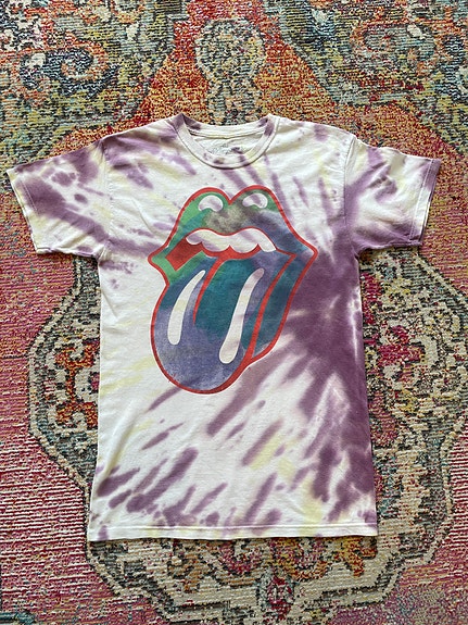 The Rolling Stones solmuvärjätty T- paita M