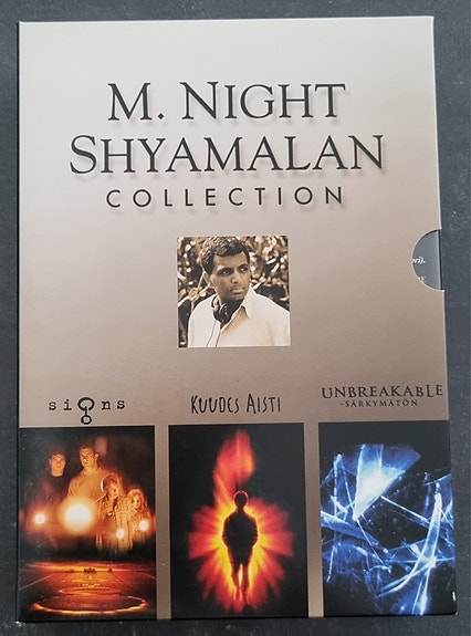 M. Night Shyamalan Collection DVD-boksi (Signs, Kuudes aisti, Unbreakable)