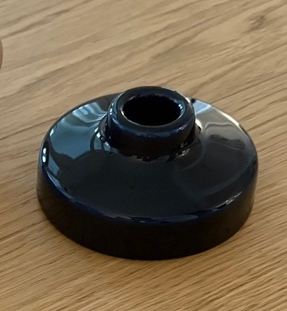 Arabia Pino tummansininen kynttilänjalka