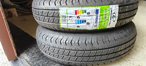Peräkärryn renkaat 155/80/13
