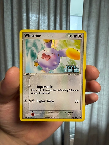 Pokemon Whismur kortti EX Crystal Guardians