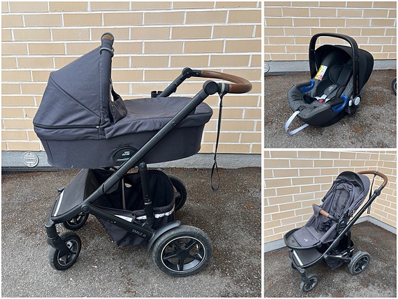 Britax yhdistelmävaunut ja turvakaukalo