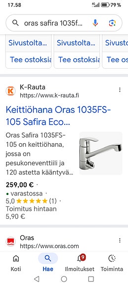 Keittiöhana Oras safira 1035-105
