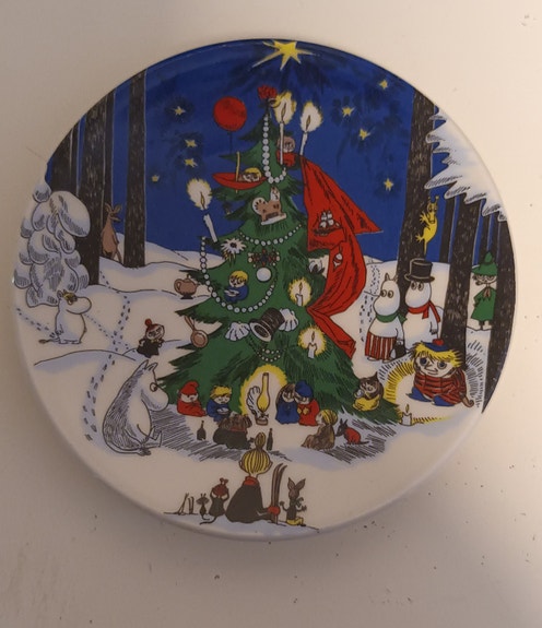 Arabia Muumi seinälautanen "joulu"