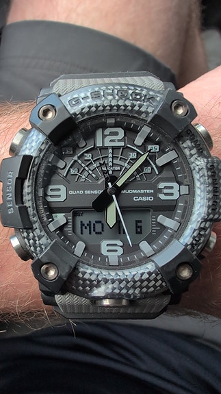 Casio G-Shock Mudmaster miesten rannekello harmaa/musta