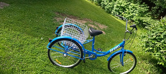 Enero kolmipyörä 24" sininen unisex