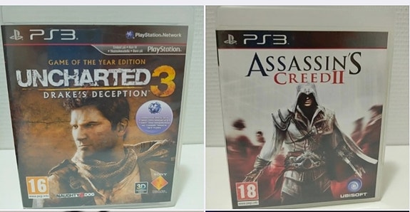 Uncharted 3 GOTY & Assassin's Creed II