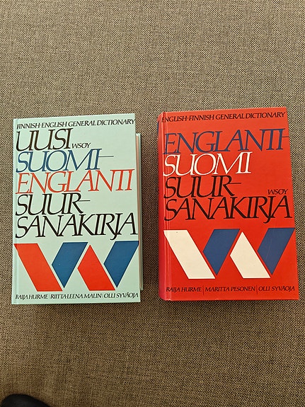 Suomi-Englanti ja Englanti-Suomi sanakirjat