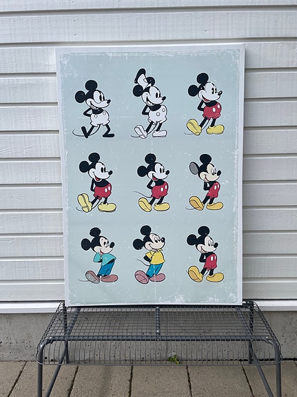 Mikki Hiiri kanvas taulu 120x85