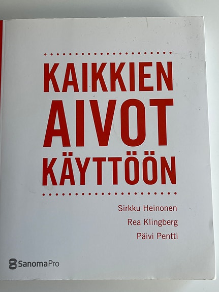 Kaikkien aivot käyttöön -kirja (Sanoma Pro)