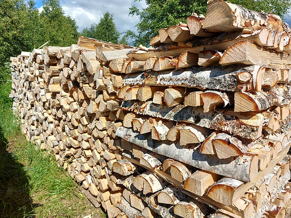 Polttopuuta, koivuhalkoa