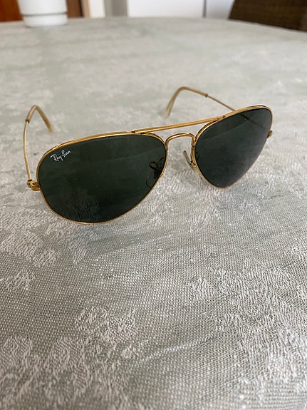 Ray-Ban Aviator aurinkolasit vihreillä linsseillä unisex