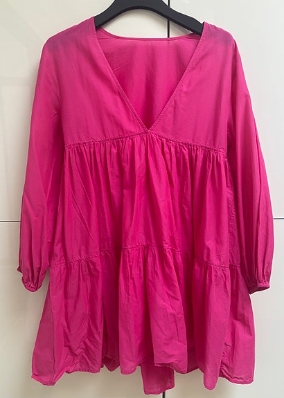 Pinkki Oversize mekko XS-M