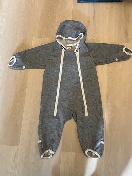 Polarn O. Pyret haalari koko 68 harmaa unisex