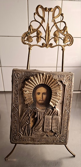 Vanha Venäläinen Ikoni+ Teline