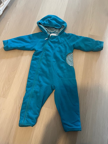 Baby by Lindex fleecehaalari koko 80 sininen unisex