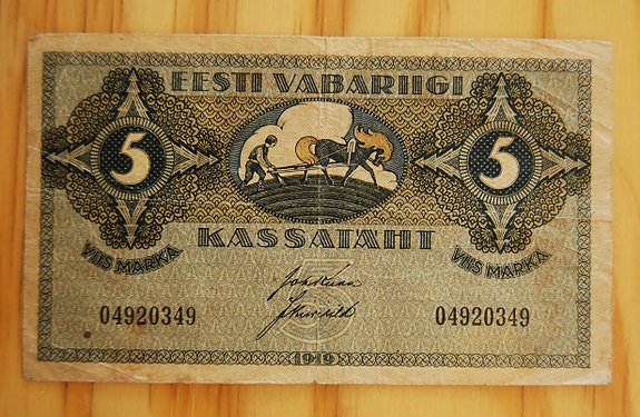 1919 Eesti 5 Krooni Viro