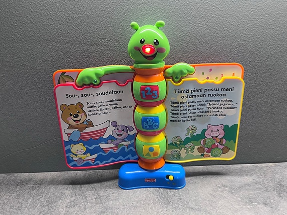 Fisher-Price lastenlorukirja lelu