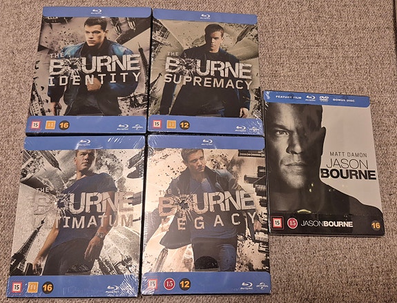 Jason Bourne steelbook elokuvat blu-ray