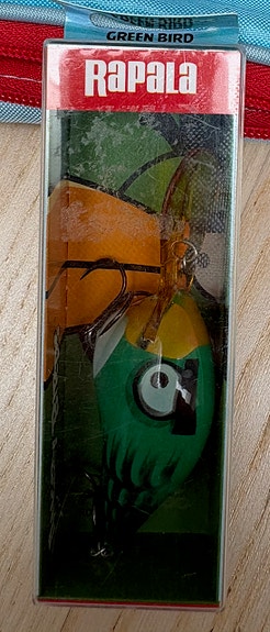 Rapala Angry Birds vaappu Green Bird Hemmo - uusi ja avaamaton