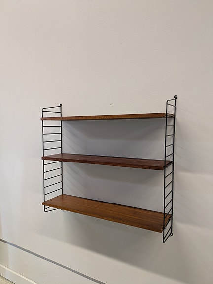 Teak String-hylly 60-luku - ilmainen toimitus