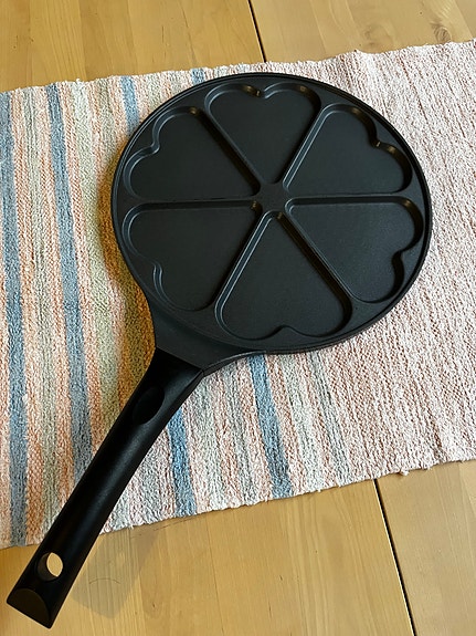 Opa sydänlettupannu