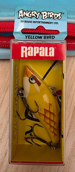 Rapala Angry Birds vaappu Yellow Bird Sakke - uusi ja avaamaton