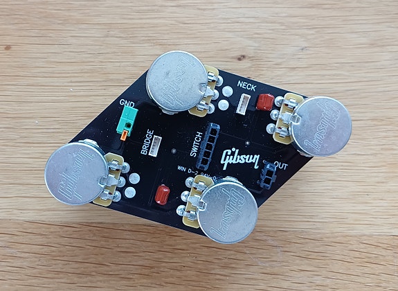 Gibson USA Quick Connect PCB Wiring Harness – Les Paul / SG – Alkuperäinen