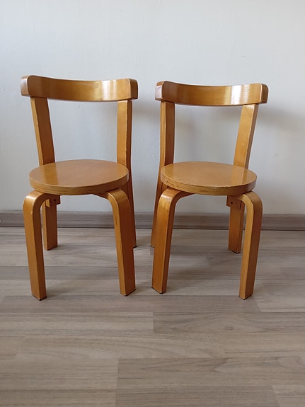 Artek-henkiset lasten tuolit vintage
