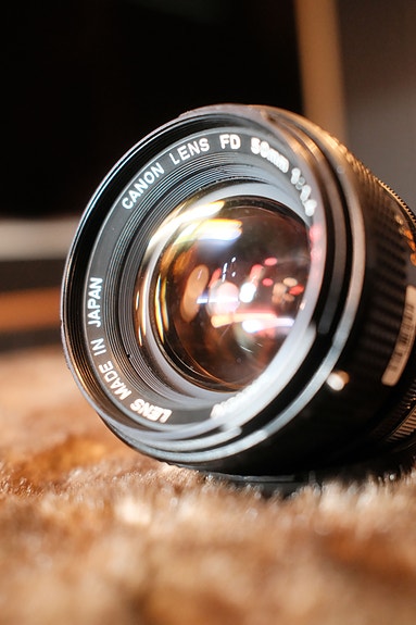 Canon FD 50mm f/1.4 S.S.C. + filtterit + filmit