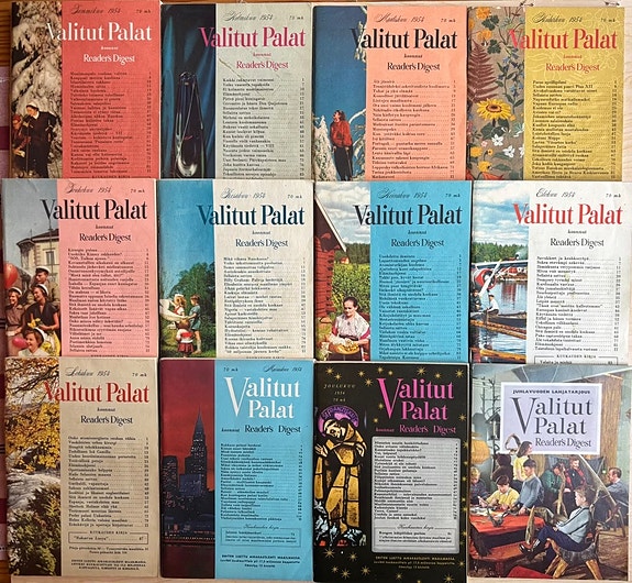 Valitut Palat lehtiä vuodelta 1954