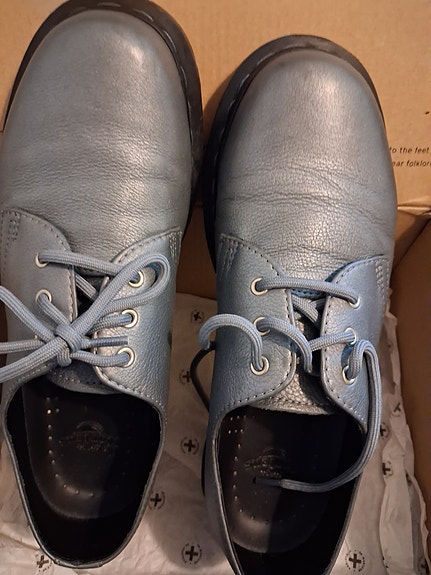 Dr. Martens 1461 Metallic Gunmetal nahkaloaferit koko 39
