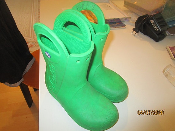 Crocs lasten kumisaappaat koko 31 vihreä unisex
