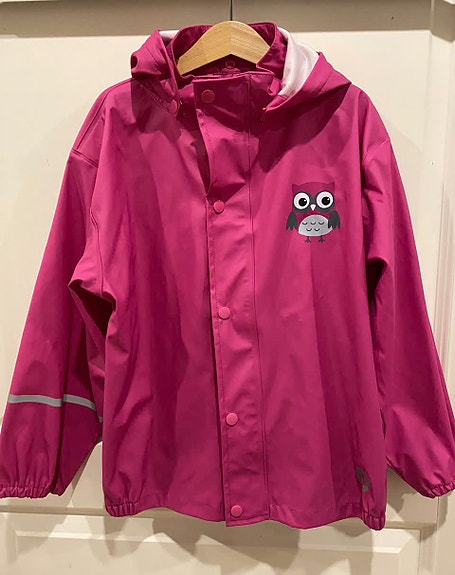 HC pinkki sadetakki 128