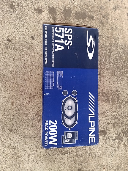 Alpine SPS-571A erillissarja