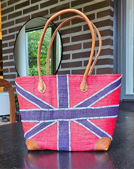 Union Jack eli UK lippu kuvioinen käsilaukku