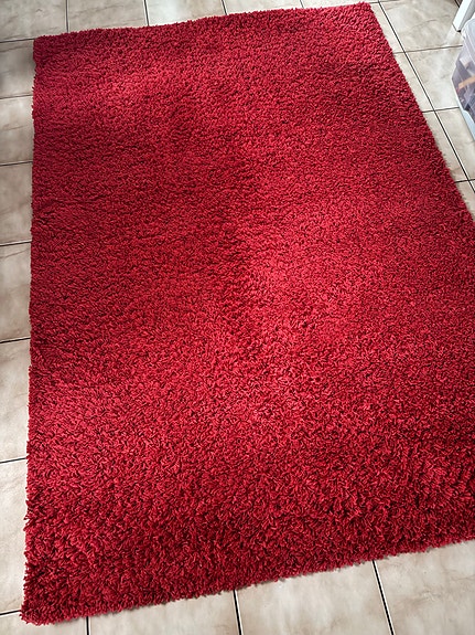 IKEA Hampen nukkamatto 133x195 cm punainen