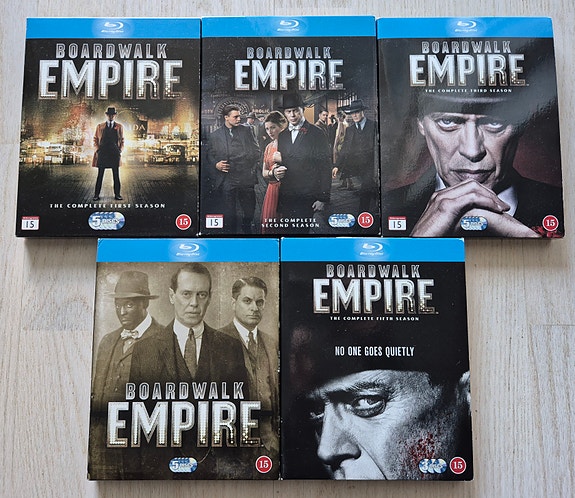 Boardwalk Empire kaudet 1-5 blu-ray