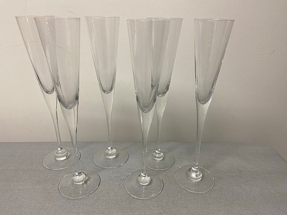 Iittala/Nuutajärvi Aurora kuohuviinilasi 6kpl