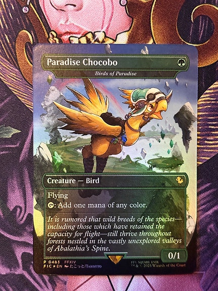 Magic the Gathering Paradise Chocobo -kortti