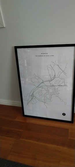 Kuopio-karttajuliste