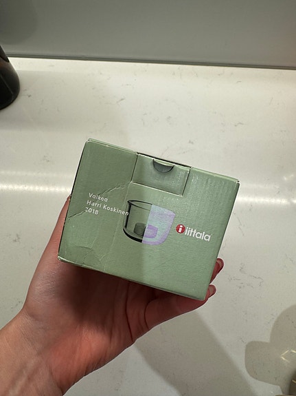 Iittala Kivi tuikkukippo kirkas lasi