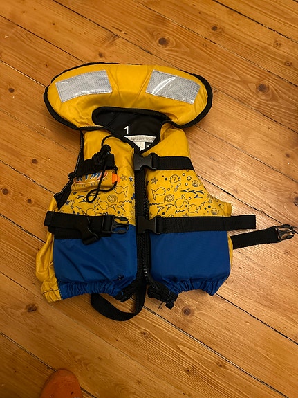 Maya lasten pelastusliivit keltasininen 15-30kg