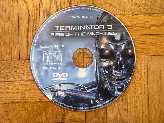 Terminator 3 Rise of the Machines DVD-elokuva