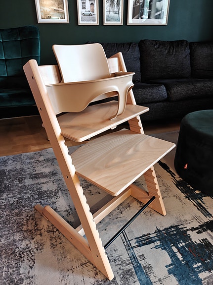 Stokke Tripp Trapp Natural + vauvasetti *KÄYTTÄMÄTÖN/UUSI*