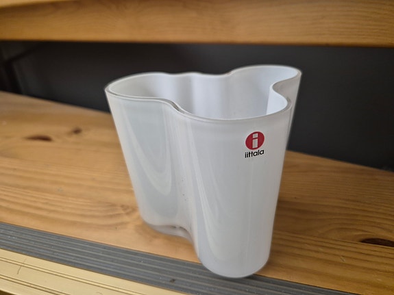 Iittala Aalto maljakko valkoinen 95mm