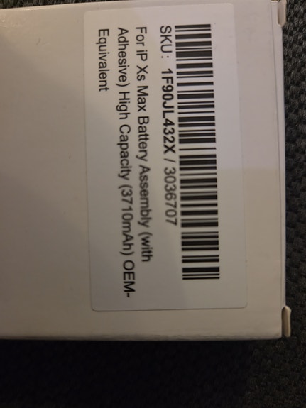 Apple iPhone XS Max akku (3710mAh)