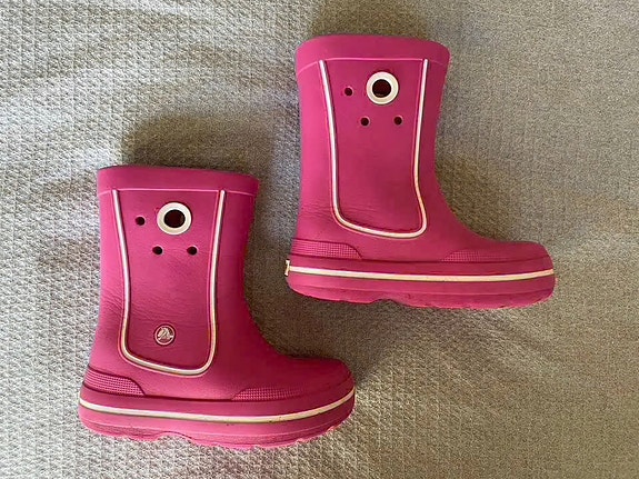 Crocs kumpparit 32-33 pinkki