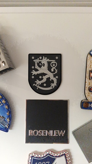 Suomen Leijona jääkaappimagneetti
