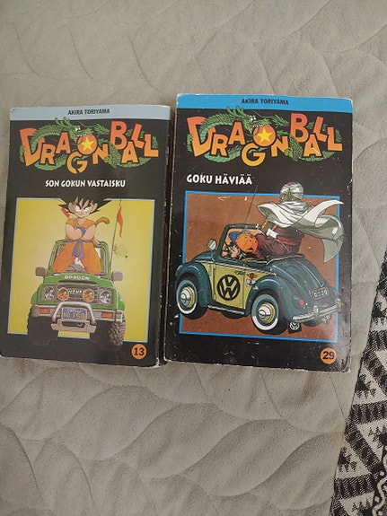 Dragon Ball -mangat Son Gokun vastaisku ja Goku häviää